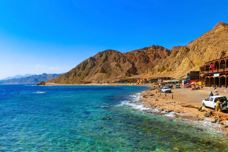 Situated on the edge of the Red Sea, the Blue Hole is one of the world's most notorious diving sites. Shutterstock