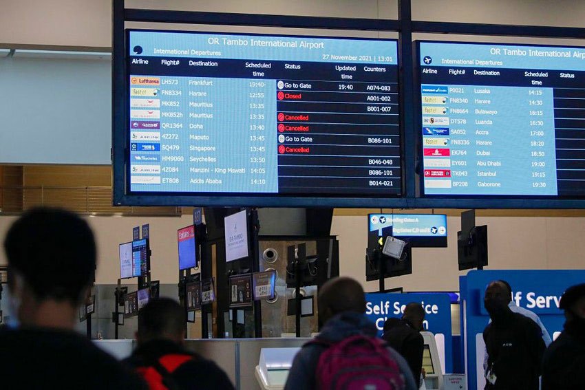 The new Omicron strain of COVID-19 has prompted a wave of new travel bans © Getty Images